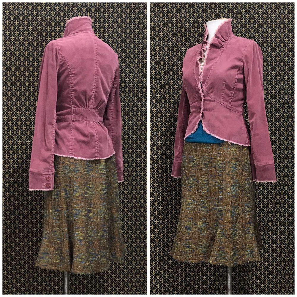 2005 Anthro “Hickory Tweed Skirt” by C.C. Outlaw - Picture 8 of 16
